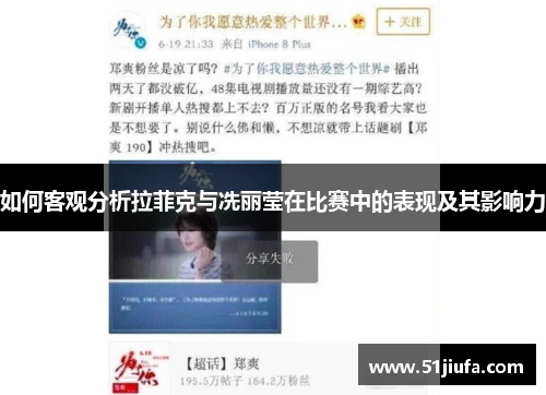 如何客观分析拉菲克与冼丽莹在比赛中的表现及其影响力 如何客观分析拉菲克与冼丽莹在比赛中的表现及其影响力