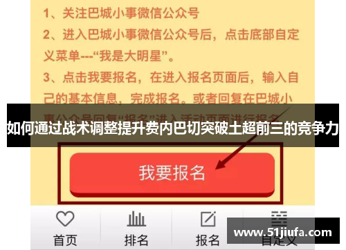 如何通过战术调整提升费内巴切突破土超前三的竞争力
